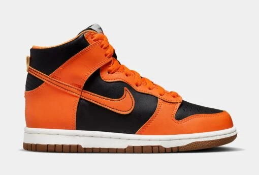 Nike Dunk High Safety Orange Grade School Lifestyle Shoes (Orange/Black) Free Shipping -Nike b1a0f980d878b48474bc56b9fdc46b03