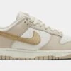 Nike Dunk Low Gold Swoosh Womens Lifestyle Shoes (Beige/Gold) Limit One Per Customer -Nike b3161b4665cc65a57c4cba8ede8f7ec5