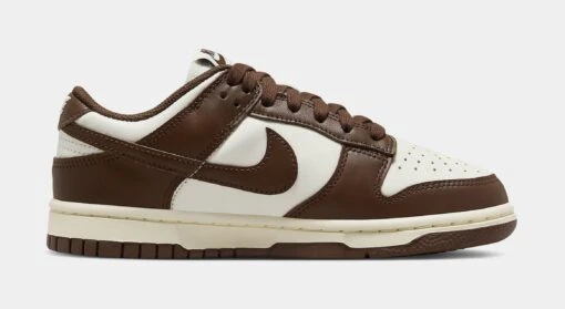 Nike Dunk Low Cacao Wow Womens Lifestyle Shoes (Brown/White) -Nike b78dc91192f0edd3ae2d3e487e3e64f3