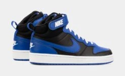 Nike Court Borough Mid 2 Grade School Lifestyle Shoes (Blue/Black) -Nike b7916308d22fcb81bbdd6fa83397ca1d