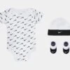 Nike Swoosh Essentials 3pc Infant Toddler Set (White/Black) -Nike b84842c2888fb91fd8e2cadaccce1328