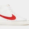 Nike Blazer Mid ’77 Vintage Mens Basketball Shoes (White/Red) -Nike bb71018119bfd4a7b26f559a42cccef5