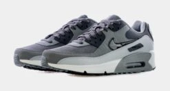 Nike Air Max 90 LTR Grade School Lifestyle Shoes (Grey) -Nike bbb02e724e897f56333f0fcf527bb9c1