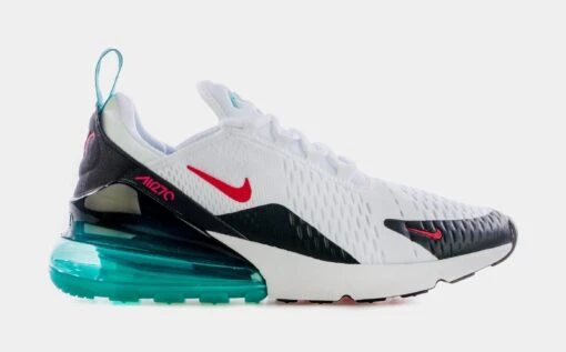 Nike Air Max 270 Mens Lifestyle Shoes (White/Teal) -Nike bbdbb2664e2d45cd604e7b68c7e8583f