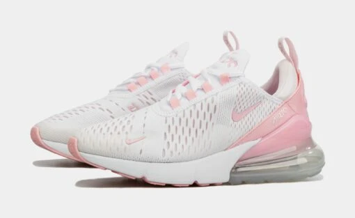 Nike Air Max 270 Womens Running Shoes (White/Pink) -Nike bd939b7bcc2e48c8d4913ed4f038d033