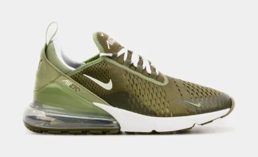 Nike Air Max 270 Medium Olive Mens Running Shoes (Green) -Nike bdf6367099940b5a5d02af90c496a909