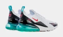 Nike Air Max 270 Mens Lifestyle Shoes (White/Teal) -Nike bf4297c9c4b4881d26dc94a582822d53