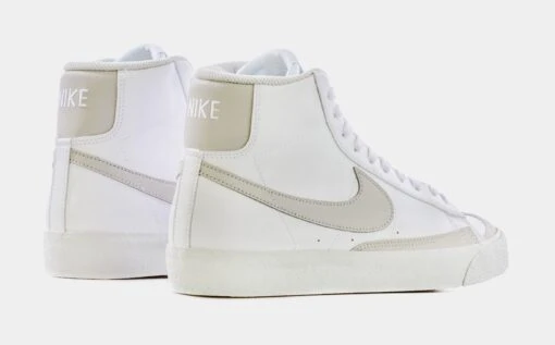 Nike Blazer Mid ’77 Grade School Lifestyle Shoes (White) -Nike bffe94b790fbce64a673287b6c520fa8