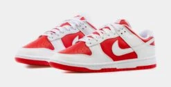 Nike Dunk Low University Red Mens Lifestyle Shoe (White/Red) Limit One Per Customer -Nike c04ba5cc568e1bff38fe06614af8d8cb