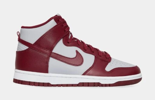 Nike Dunk High Dark Beetroot Mens Lifestyle Shoes (Red/Grey) Free Shipping -Nike c517ea4fb616cacd6941f23abb91c311