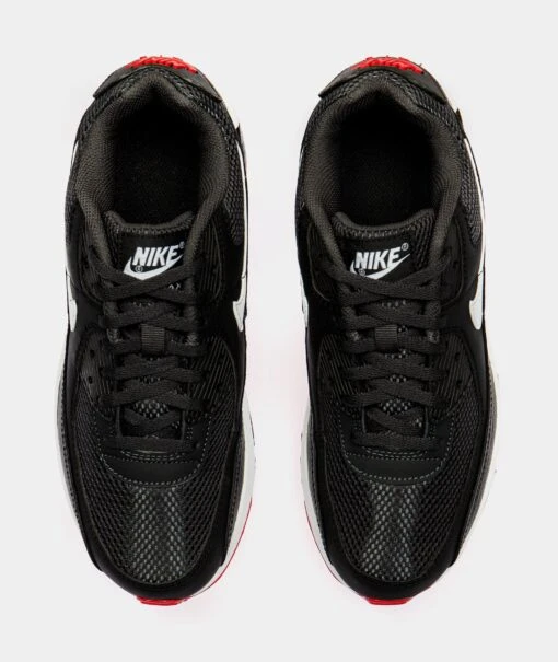 Nike Air Max 90 Grade School Lifestyle Shoe (Black/Red) -Nike c6e9eb012936fc7b7a92608712e42590 fe7b08cf 917a 4adb b067 69c18e834d26