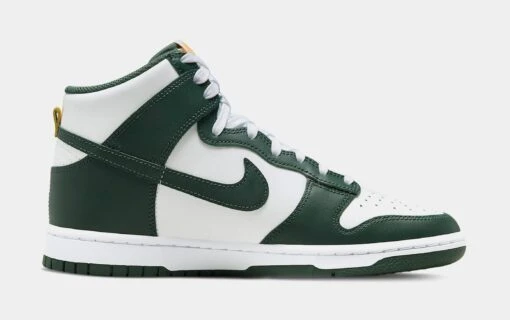 Nike Dunk High Noble Green Mens Lifestyle Shoes (Green/White) Free Shipping -Nike c752da63b4d7b9b4d6da1dc80760af61