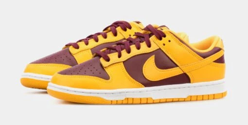 Nike Dunk Low Yellow Bordeaux Mens Lifestyle Shoes (Red/Yellow) Limit One Per Customer -Nike c7631abd41d7a50634edb5033dca0183