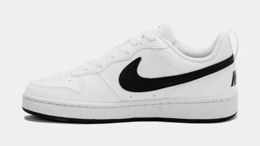 Nike Court Borough Low Refraft Grade School Lifestyle Shoes (White/Black) -Nike c79045f43fccce6f58396665338157b9