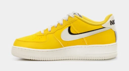 Nike Air Force 1 LV8 Grade School Lifestyle Shoes (Yellow) -Nike c7d75d290ed30a02993fae263fd0a3f5