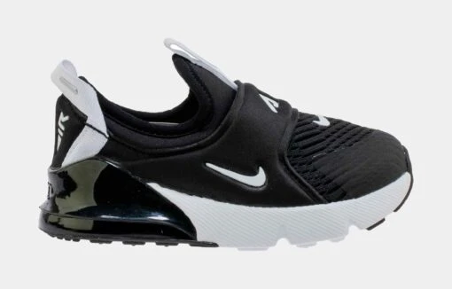 Nike Air Max 270 Extreme Infant Toddler Running Shoe (Black/White) -Nike cc08c8dc599c419f70f454a662849831