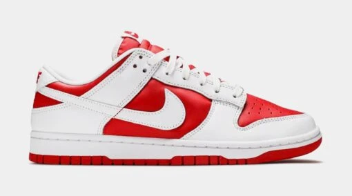 Nike Dunk Low Championship Red Grade School Lifestyle Shoes (White/Red) Limit One Per Customer -Nike cc9154dccef34835559090e1a9fbe4ee