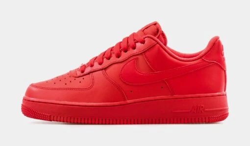 Nike Air Force 1 07 LV8 Mens Lifestyle Shoe (Red) -Nike d01799162d973649b94a5946e8ef934d