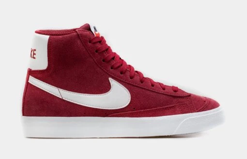 Nike Blazer Mid Suede 77 Team Red Grade School Lifestyle Shoe (Red/White) -Nike d1b302e139e891ce38298501e0d8bc6e