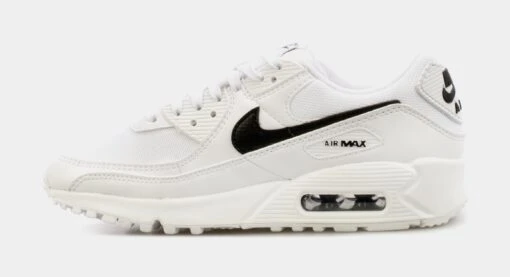 Nike Air Max 90 Womens Running Shoes (White) -Nike d38a5dcb4fb376bfd0968611d5fe7ef3