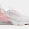 Nike Air Max 270 Womens Running Shoes (White/Pink) -Nike d38d4b3818f114d85872ca5fae0d0b99