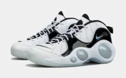 Nike Air Zoom Flight 95 Football Grey Mens Basketball Shoes (Black/White) -Nike d4376af10727954172faa4ad1f23619d