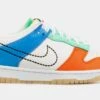 Nike Dunk Low 101 Grade School Lifestyle Shoes (White/Orange/Multi) -Nike d480cd3c9295a1beec0fef490fcbf65f