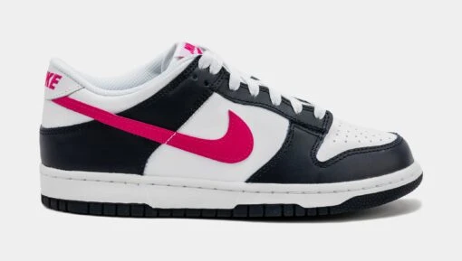 Nike Dunk Low Dark Obsidian Fierce Pink Grade School Lifestyle Shoes (Dark Obsidian/Fierce Pink) -Nike d4b59bc7c080674a46cd99b2f3267b06