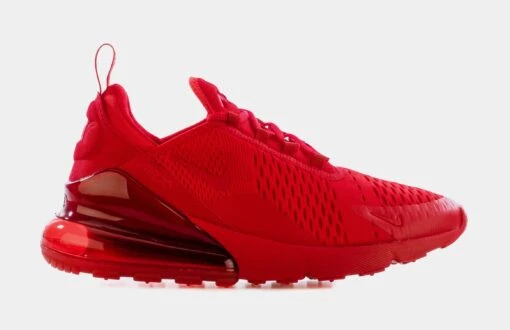 Nike Air Max 270 Mens Running Shoe (Red/Red) -Nike d4e95fa66642d7930d1f855907470b30