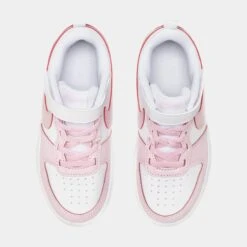 Nike Court Borough Low 2 SE Preschool Lifestyle Shoes (White/Pink) -Nike d50164c4aaf6be4f509604a680a1e2c0