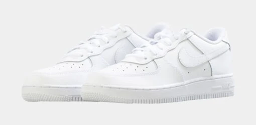 Nike Air Force 1 Low Preschool Lifestyle Shoe (White) -Nike d5c5a8df7804ecd1ffc6e08b3d47f3a6