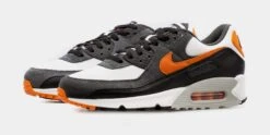 Nike Air Max 90 Mens Running Shoes (Grey/Orange) -Nike d66dfaf2e03c0ff1818c4802d105118e