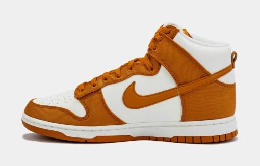 Nike Dunk High Monarch Mens Basketball Shoes (White/Orange) -Nike d7340e4f07e1e01a6253d2038aefbaeb