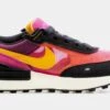 Nike Waffle One Preschool Running Shoe (Pink/Black) -Nike d8f28f00046b71f87a67e2ee0a01b5b6