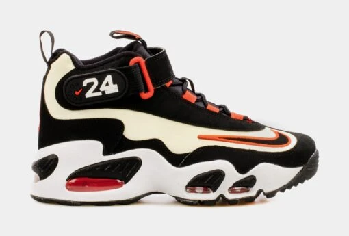 Nike Air Griffey Max 1 Grade School Lifestyle Shoes (Black/Orange) -Nike d92b3d09b96f8c19926f6e9d31bcde59