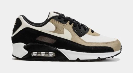 Nike Air Max 90 Mens Lifestyle Shoes (Brown/Black) -Nike da9fdc0a2ecd1948aa2a27797ffa4133