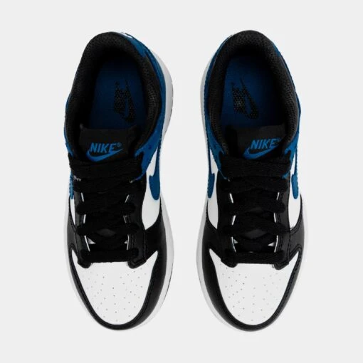 Nike Dunk Low Preschool Lifestyle Shoes (Black/Blue) -Nike db27f5dbd2e8f08e6082fa90f14bf7c1