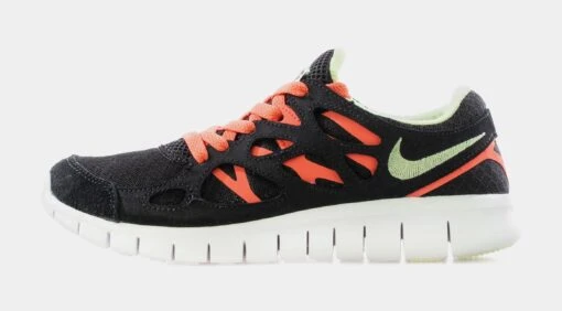 Nike Free Run 2 Womens Running Shoe (Black/Orange) -Nike db7a4f673276a1a4e11787347f49d552