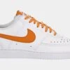 Nike Court Vision Womens Lifestyle Shoes (White/Orange) -Nike dd0c58341d14dd0c1d5a55913f131af8