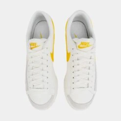 Nike Blazer Low Platform Womens Lifestyle Shoes (White/Yellow) -Nike dd3690cc4519aa3deb6ef3b80e18b9f8