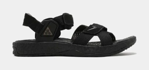 Nike ACG Air Deschutz+ Mens Sandals (Black) -Nike def34c033cdcb8ca5bdeb49c181d8979