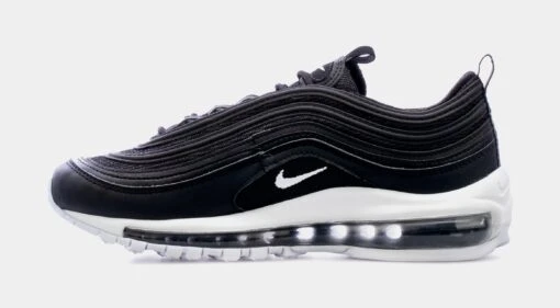 Nike Air Max 97 Grade School Running Shoes (Black/White) -Nike df31985f34926ee4ab875f501bd174f6