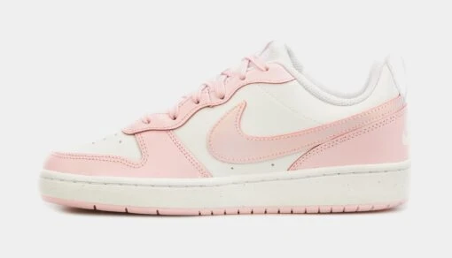 Nike Court Borough Low 2 SE Grade School Lifestyle Shoes (Pink/White) -Nike df70b2911a64ad2cd877f032e2cb656e