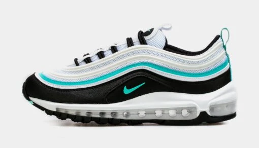 Nike Air Max 97 Tiffany Grade School Running Shoes (White/Teal) -Nike e096f9833e89bdae8a6e2d7be34c98b2 2160aca2 2c08 4666 88dc eaabf1598f1c