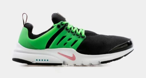 Nike Air Presto Grade School Running Shoe (Black/Green) -Nike e1eb52583e5a7e98f4b8e3d97e66de73