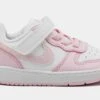 Nike Court Borough Low Recraft Infant Toddler Lifestyle Shoes (White/Pink) -Nike e2177880a61400aa8f24178c91e16a45