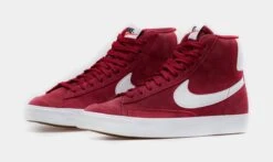 Nike Blazer Mid Suede 77 Team Red Grade School Lifestyle Shoe (Red/White) -Nike e227b137472ad7e0a88339c120214ce0