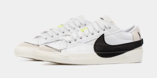 Nike Blazer Low 77 Jumbo Mens Basketball Shoes (White/Black) -Nike eaaaf575b98153693b7ccd3ae1aa6ceb