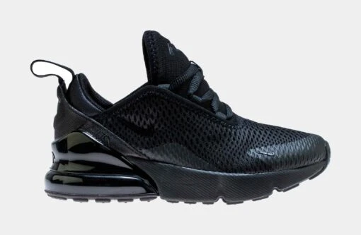 Nike Air Max 270 Preschool Running Shoe (Black/Black) -Nike ebf400a5506a9052e5935879afcda096