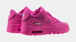 Nike Air Max 90 Preschool Lifestyle Shoes (Pink/White) -Nike ec4c7ebd884ffb67de46e33157702544